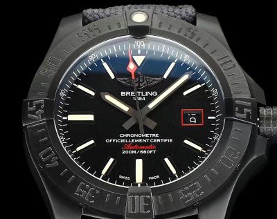 GF Factory Breitling 44mm Steel Advanced Bezel Coated Case Watch